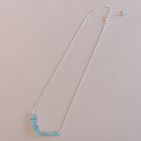 PURA VIDA Aquamarine Chip Choker - Picture 4 of 6